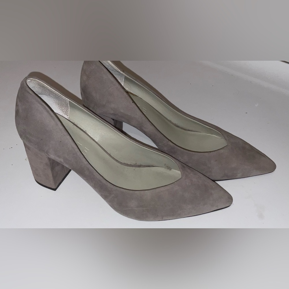 1. STATE Grey Suede Heel